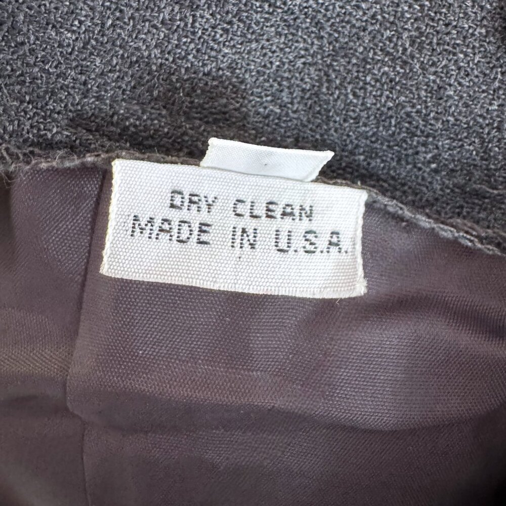NWT Christian Dior Vintage 80s Plaid Blazer High Waist Pleated Pants Suit USA 4 - Picture 9 of 15